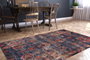 Conceptum Alfombra Dark Blue AL 111 de Poliéster, Suave y Lavable a Máquina, 150 x 230 cm